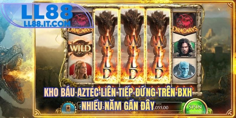 Kho báu Aztec liên tiếp đứng trên BXH nhiều năm gần đây